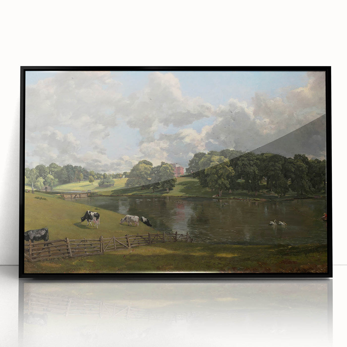 Romanticism Art - Wivenhoe Park, Essex - Classic Pastoral Landscape