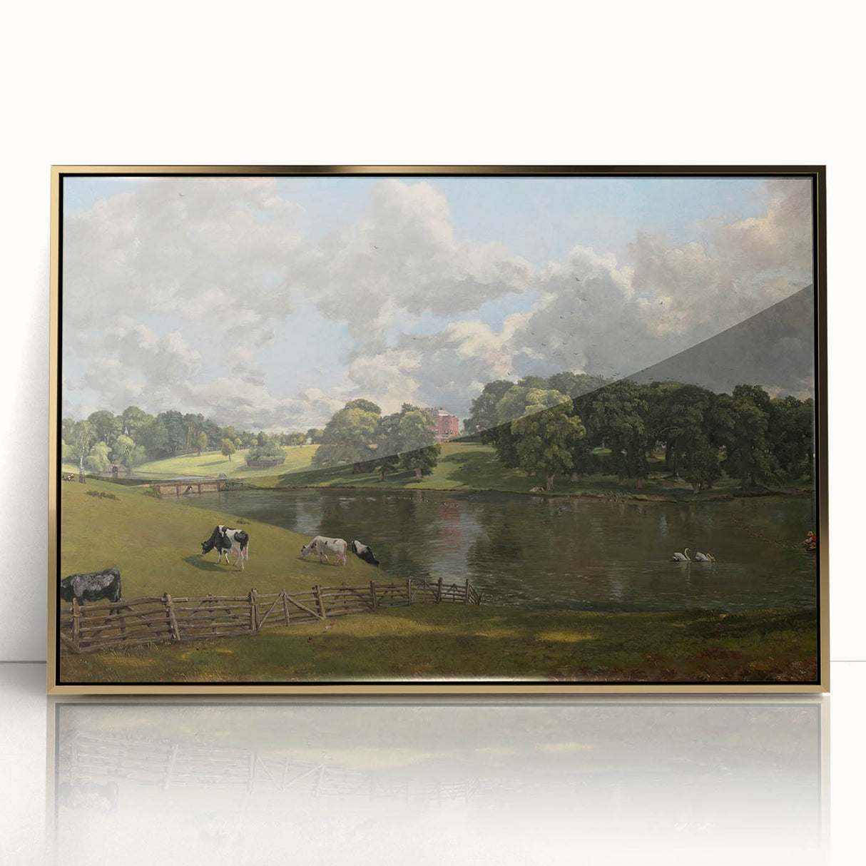 Romanticism Art - Wivenhoe Park, Essex - Classic Pastoral Landscape