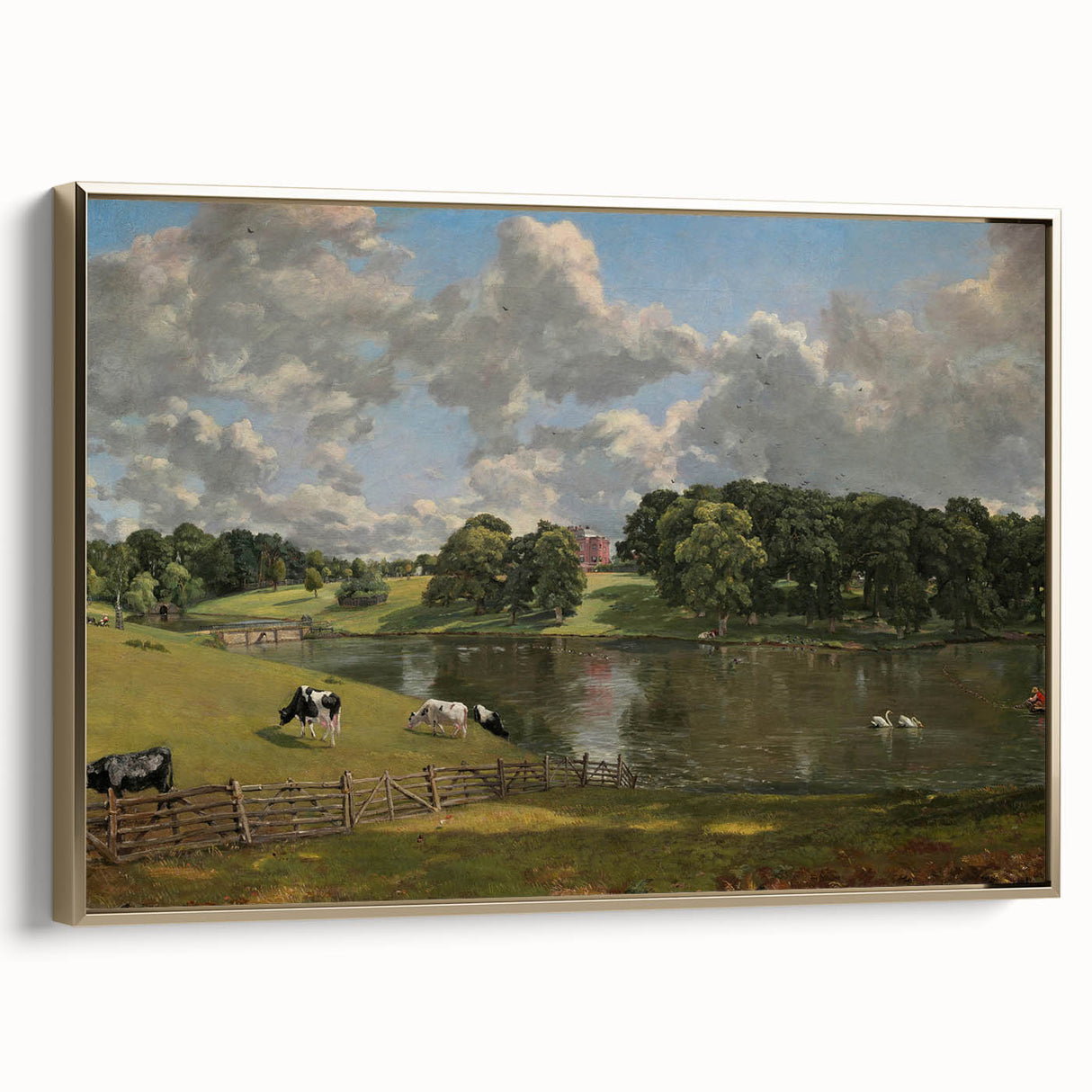 Romanticism Art - Wivenhoe Park, Essex - Classic Pastoral Landscape