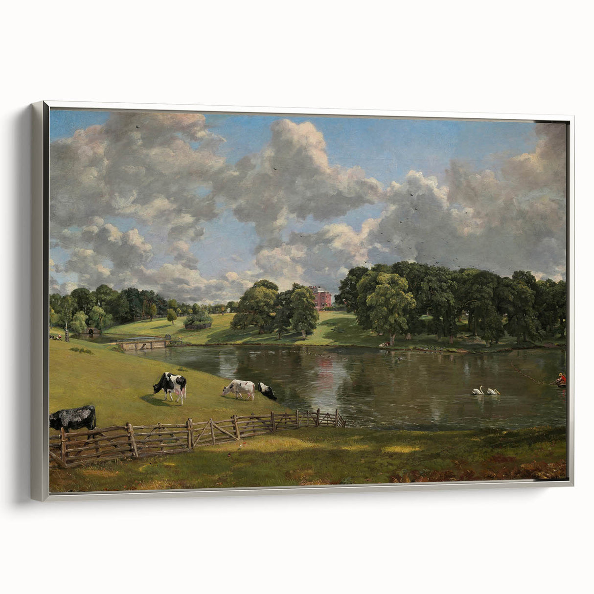 Romanticism Art - Wivenhoe Park, Essex - Classic Pastoral Landscape