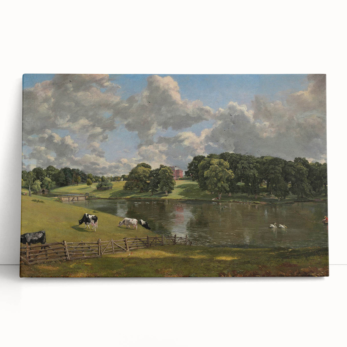 Romanticism Art - Wivenhoe Park, Essex - Classic Pastoral Landscape