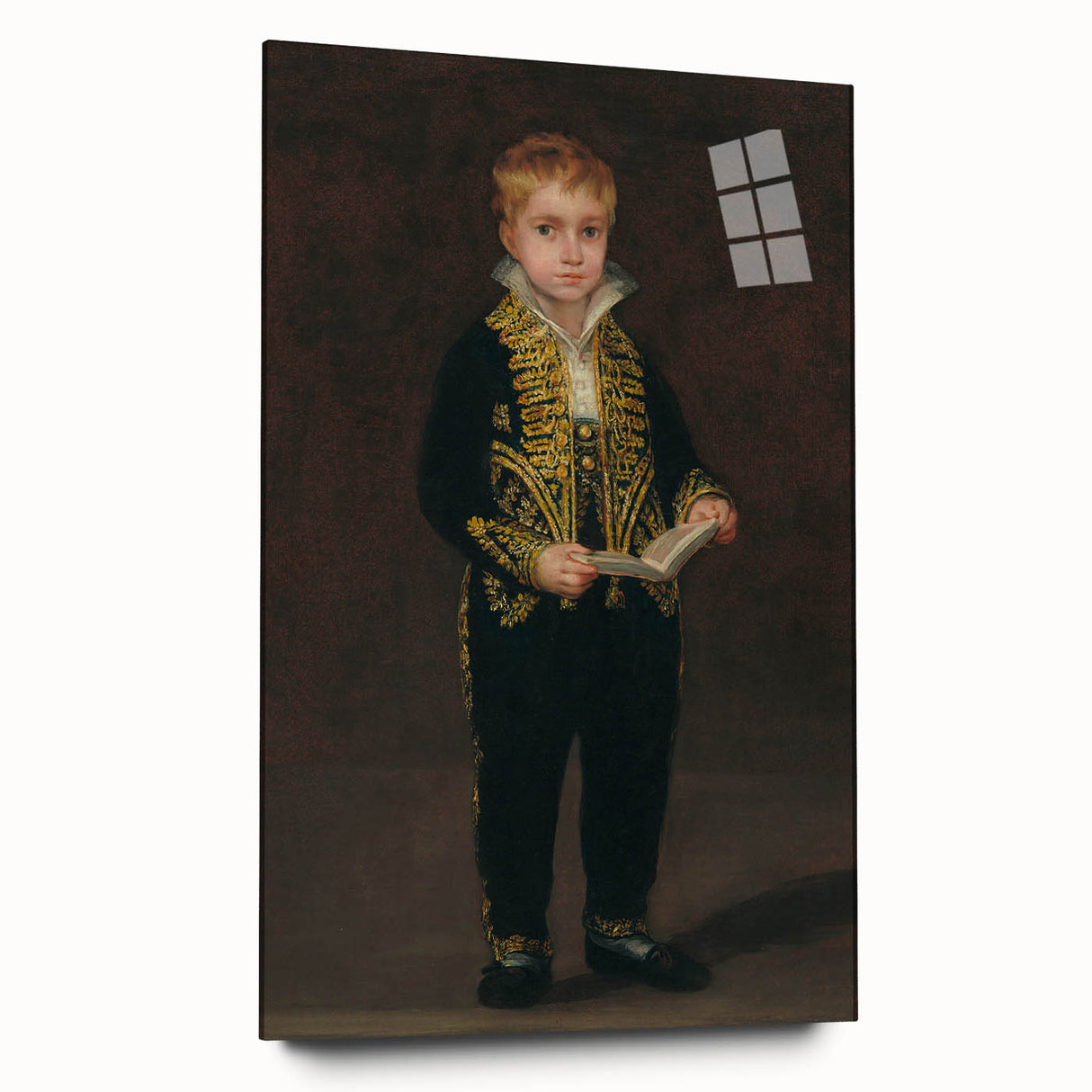 Victor Guye by Goya - Romanticism Art Print on Canvas & Glass