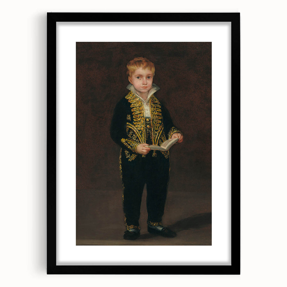 Victor Guye by Goya - Romanticism Art Print on Canvas & Glass