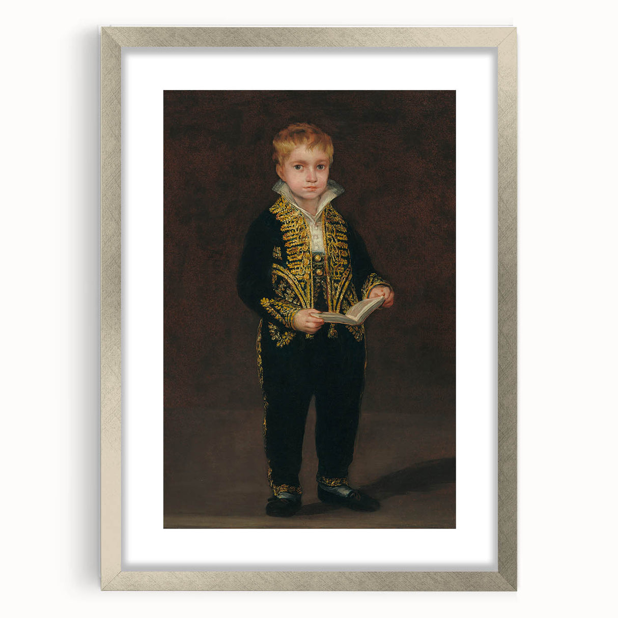 Victor Guye by Goya - Romanticism Art Print on Canvas & Glass