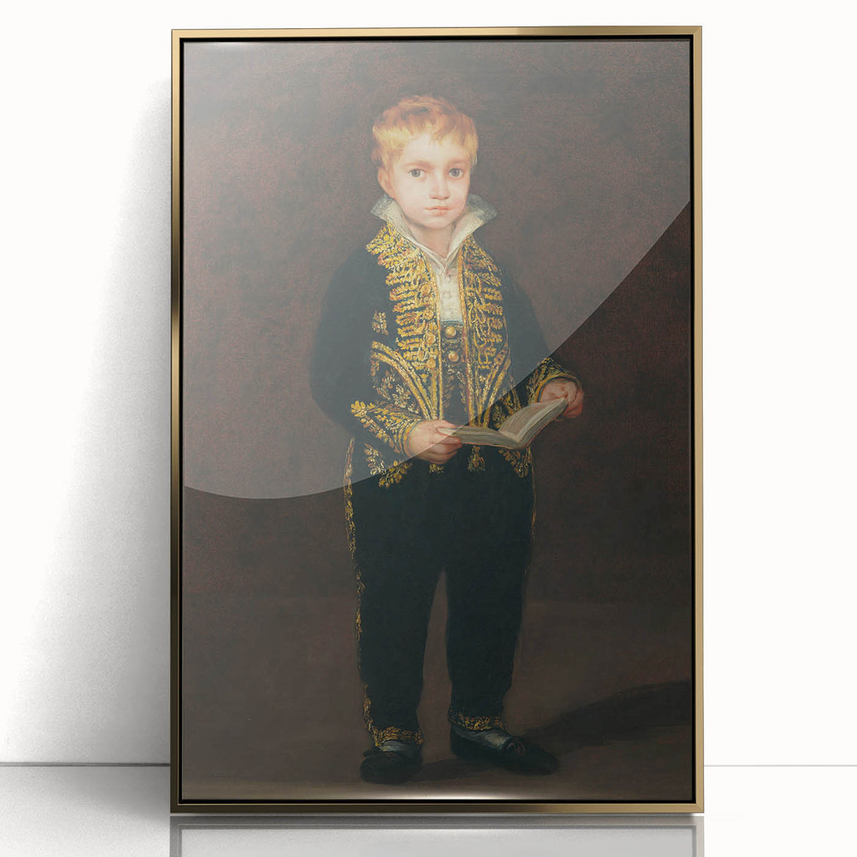 Victor Guye by Goya - Romanticism Art Print on Canvas & Glass