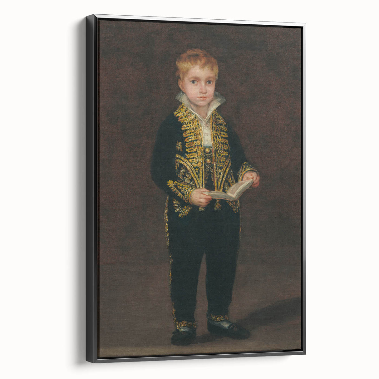 Victor Guye by Goya - Romanticism Art Print on Canvas & Glass