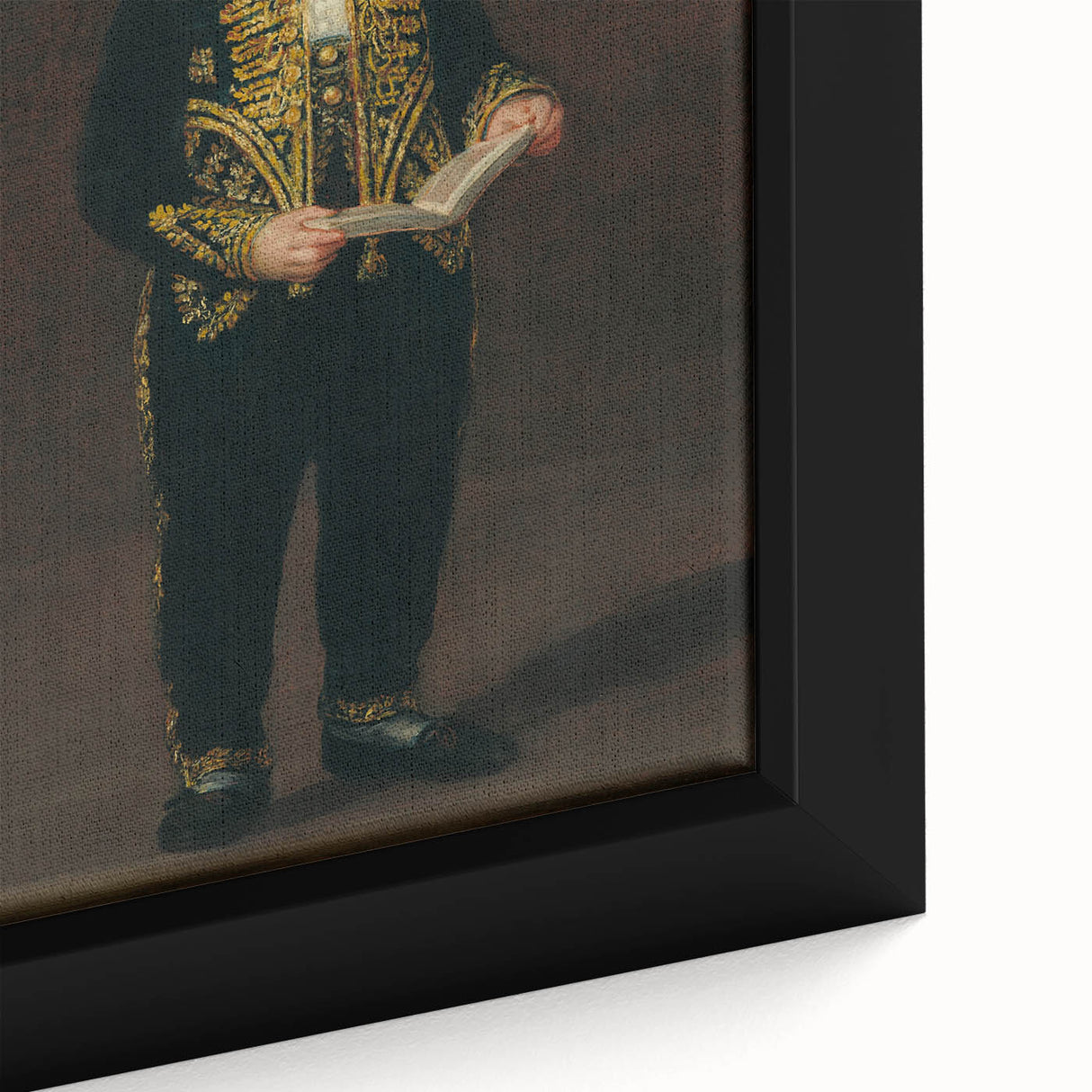 Victor Guye by Goya - Romanticism Art Print on Canvas & Glass