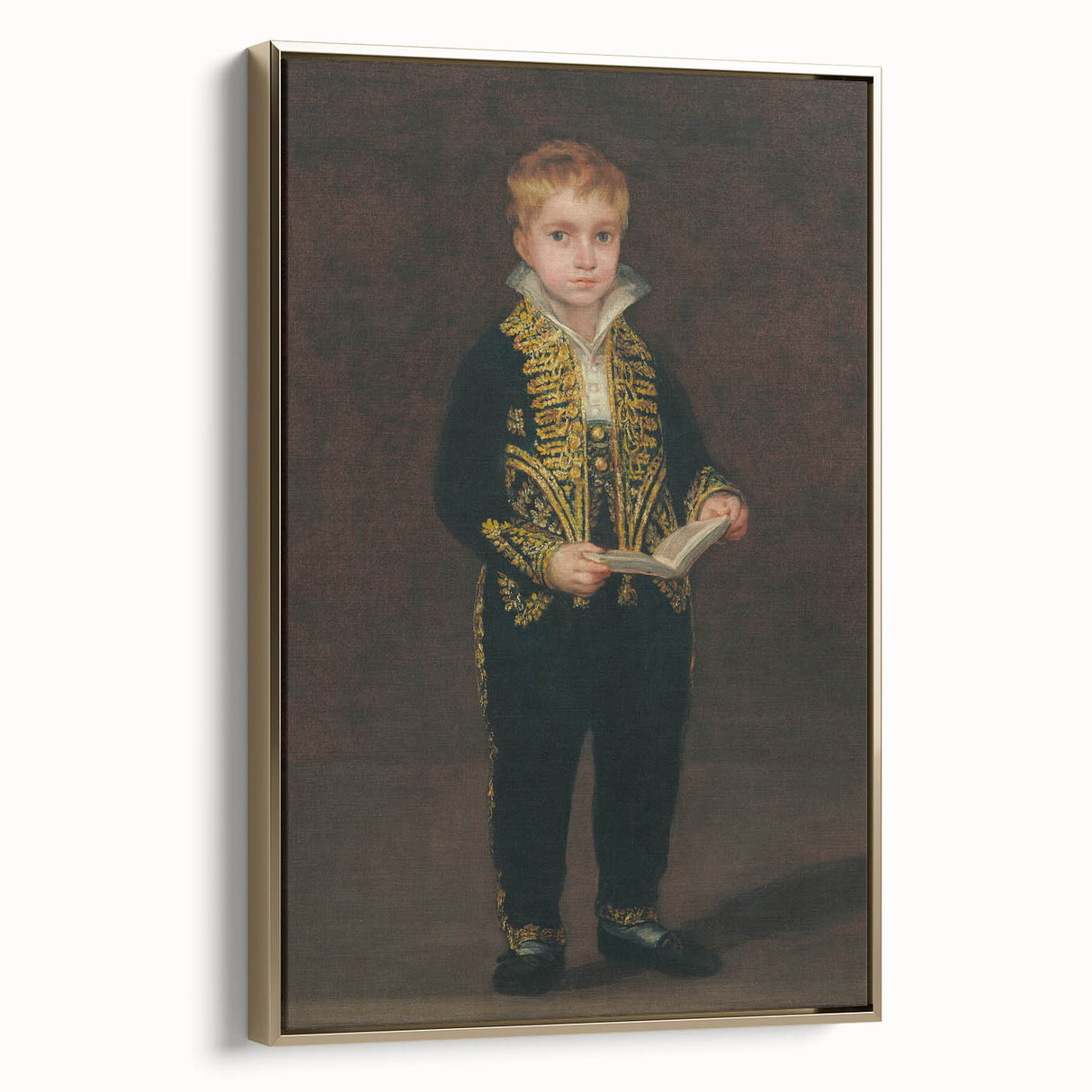 Victor Guye by Goya - Romanticism Art Print on Canvas & Glass