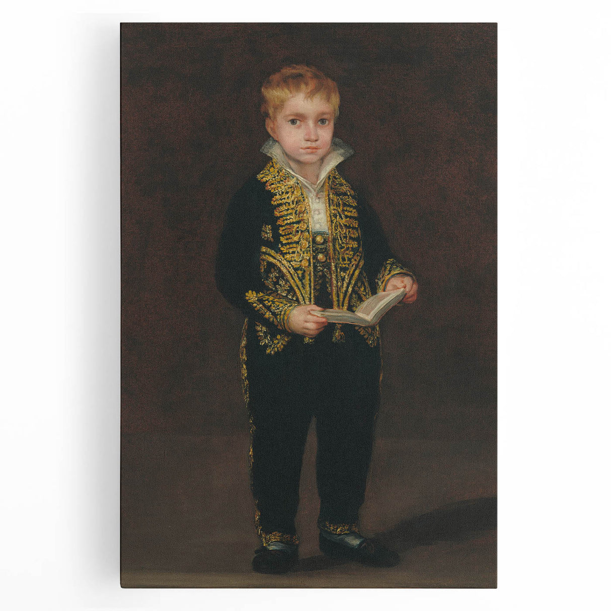 Victor Guye by Goya - Romanticism Art Print on Canvas & Glass