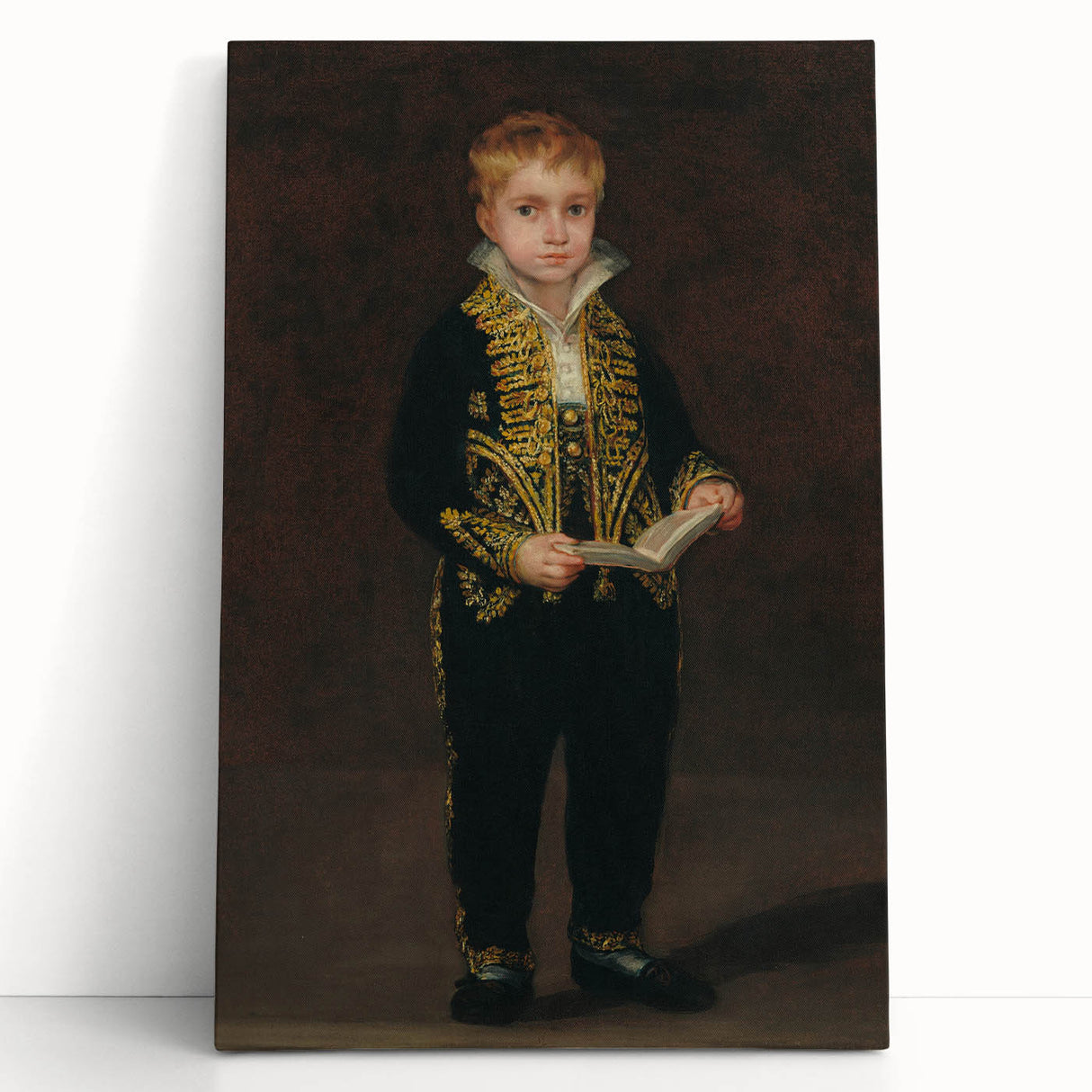 Victor Guye by Goya - Romanticism Art Print on Canvas & Glass