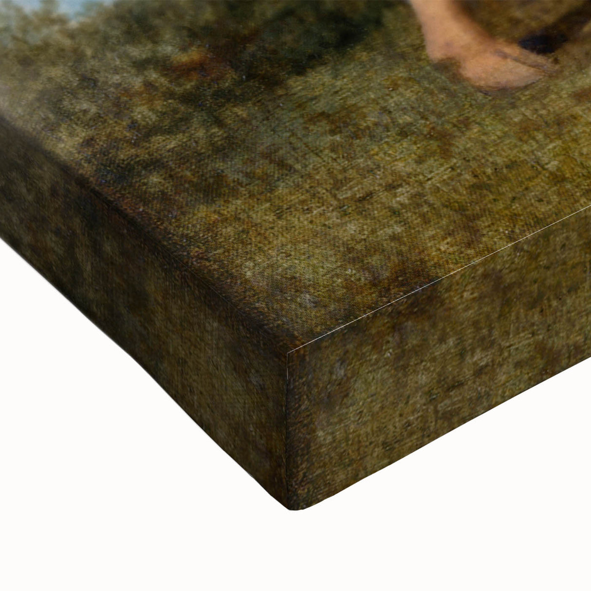 Bulls Fighting by George Stubbs - Romanticism Art Print on Canvas