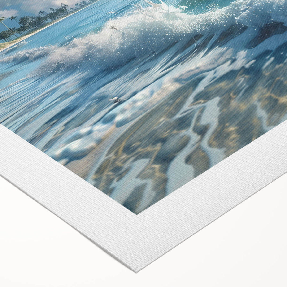 Art deco poster featuring a serene Kenyan landscape in muted earth tones on rolled canvas, suitable for dining room decor.