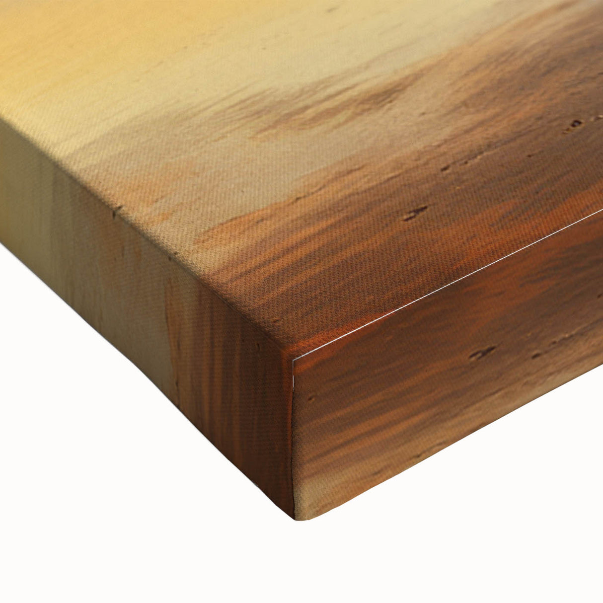 Black and white landscape art painting of Mauritius on stretched canvas, ideal for bedroom wall art.