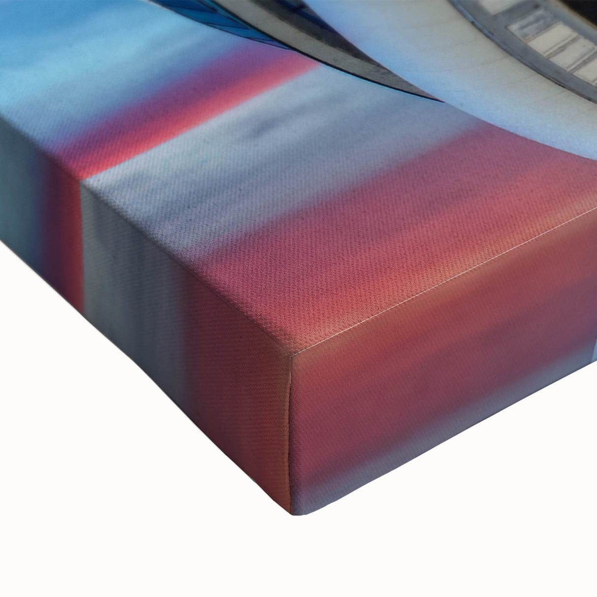 Black and white landscape art painting of Ontario, Canada on stretched canvas, suitable for bedroom wall decor.