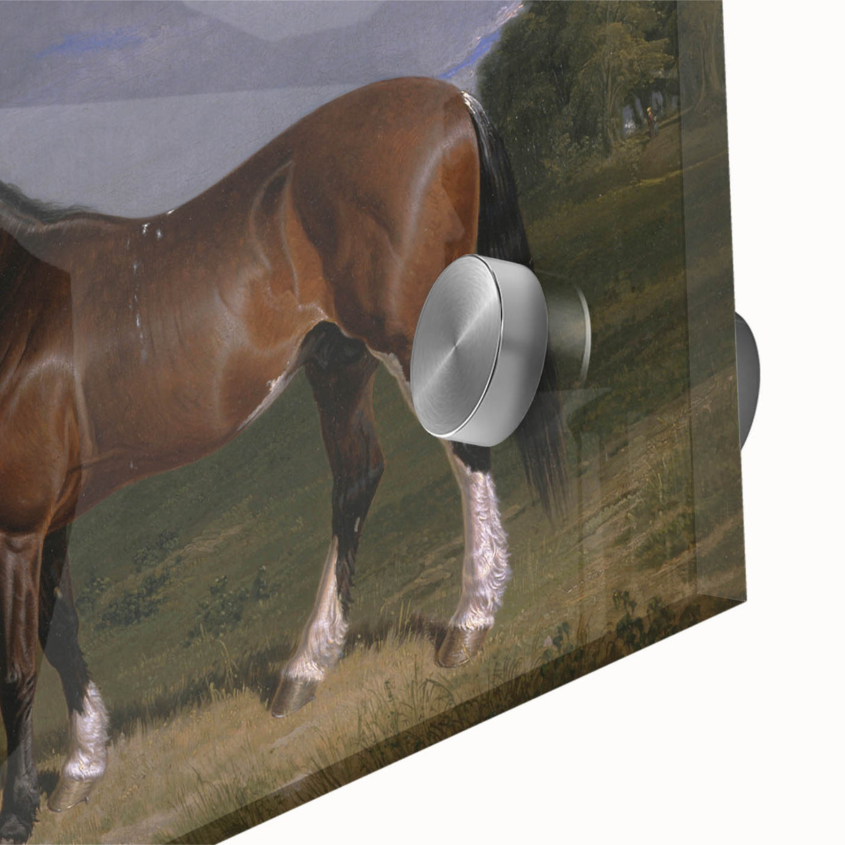 A Clydesdale Stallion by John Frederick Herring - Romantic Art Print