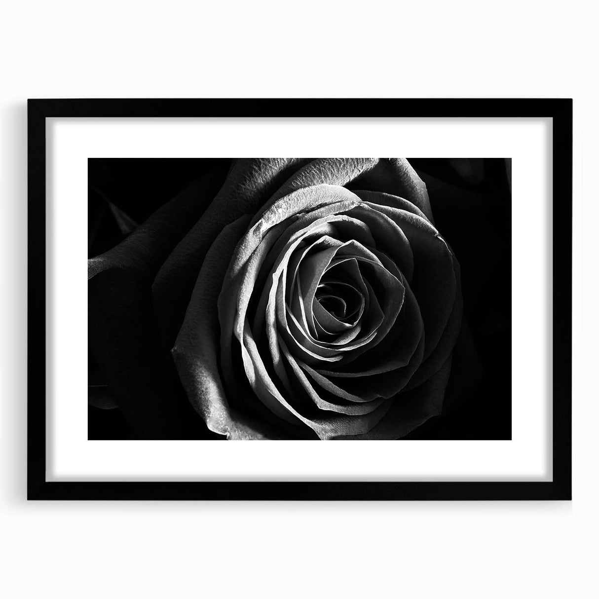 Abstract floral wall art framed in black, showcasing vibrant colors and intricate designs, perfect for modern home decor. Ideal for adding a touch of elegance to any room.