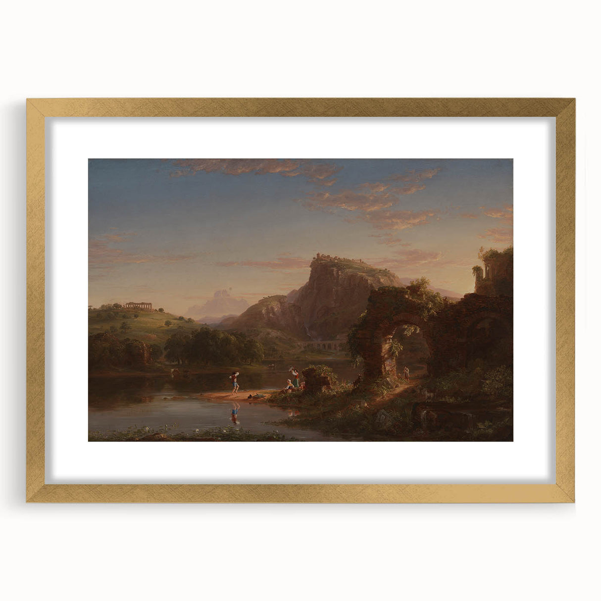 L’Allegro by Thomas Cole - Romanticism Landscape Art Print
