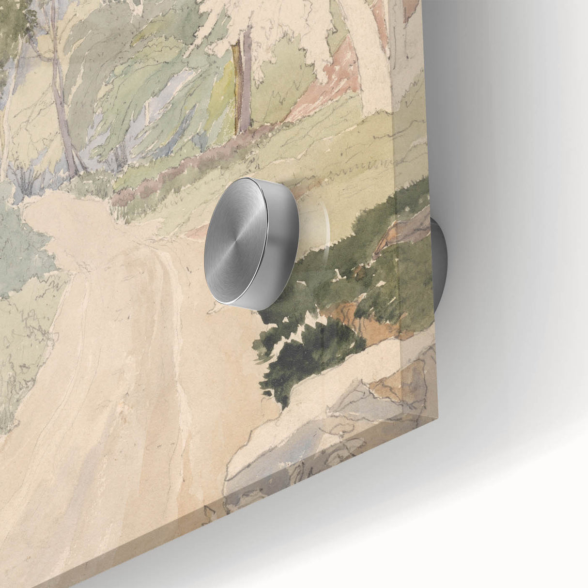 A Road Through a Wood - Romanticism Landscape Art Print