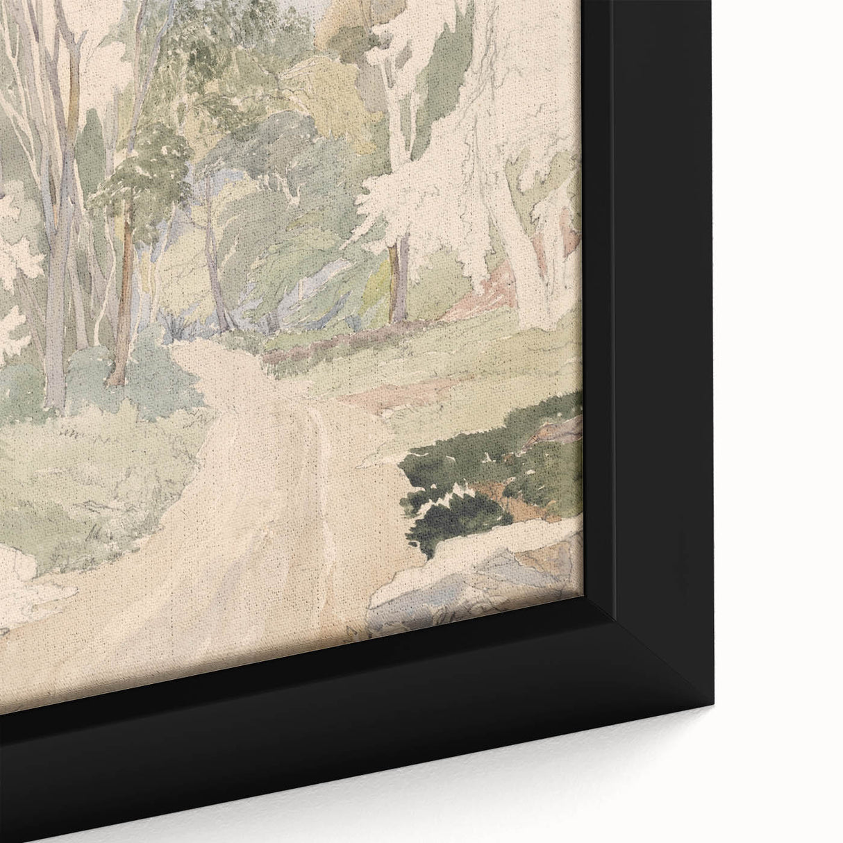 A Road Through a Wood - Romanticism Landscape Art Print