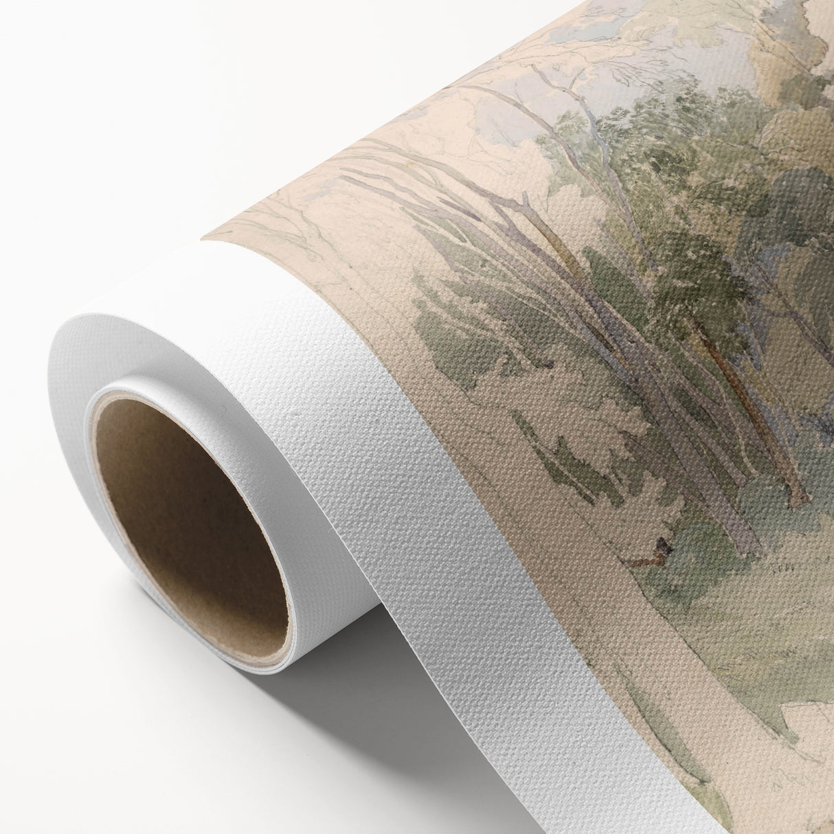 A Road Through a Wood - Romanticism Landscape Art Print