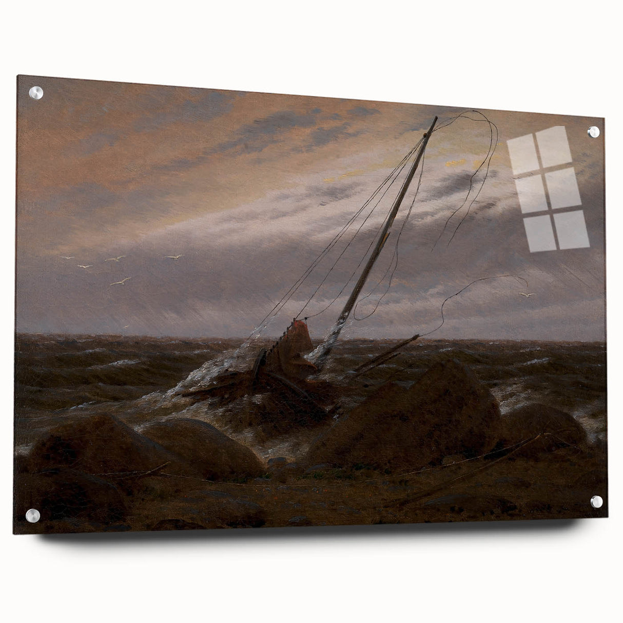 After the Storm by Caspar David Friedrich - Romanticism Art Print
