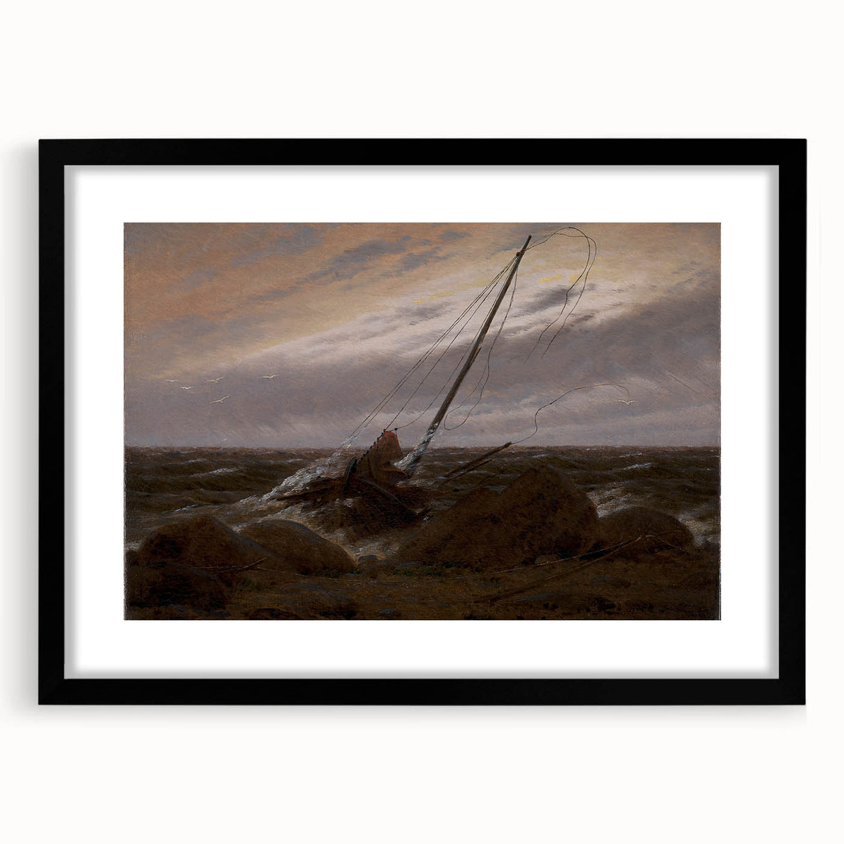 After the Storm by Caspar David Friedrich - Romanticism Art Print
