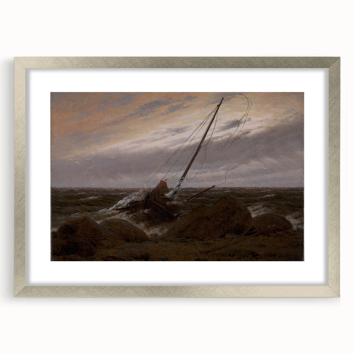 After the Storm by Caspar David Friedrich - Romanticism Art Print