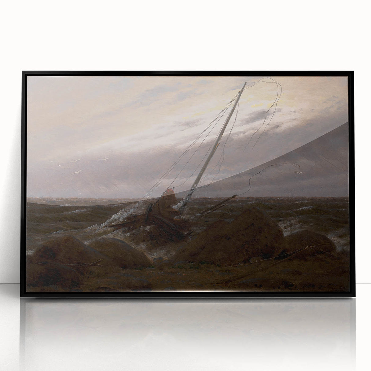 After the Storm by Caspar David Friedrich - Romanticism Art Print