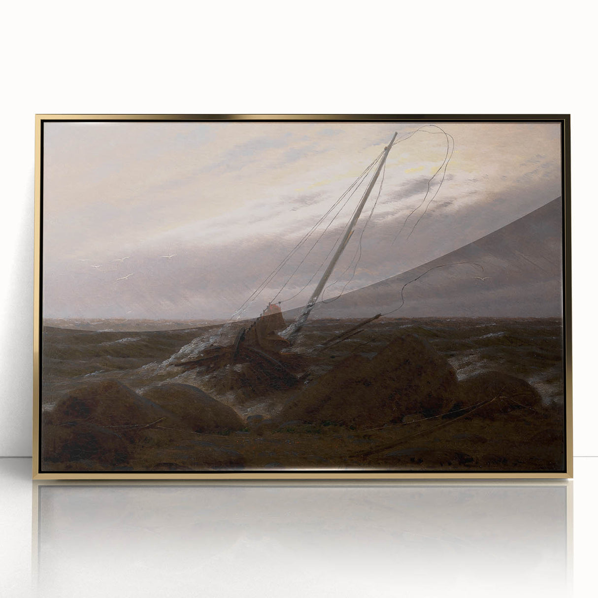 After the Storm by Caspar David Friedrich - Romanticism Art Print