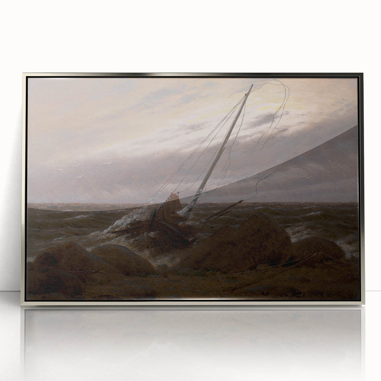 After the Storm by Caspar David Friedrich - Romanticism Art Print