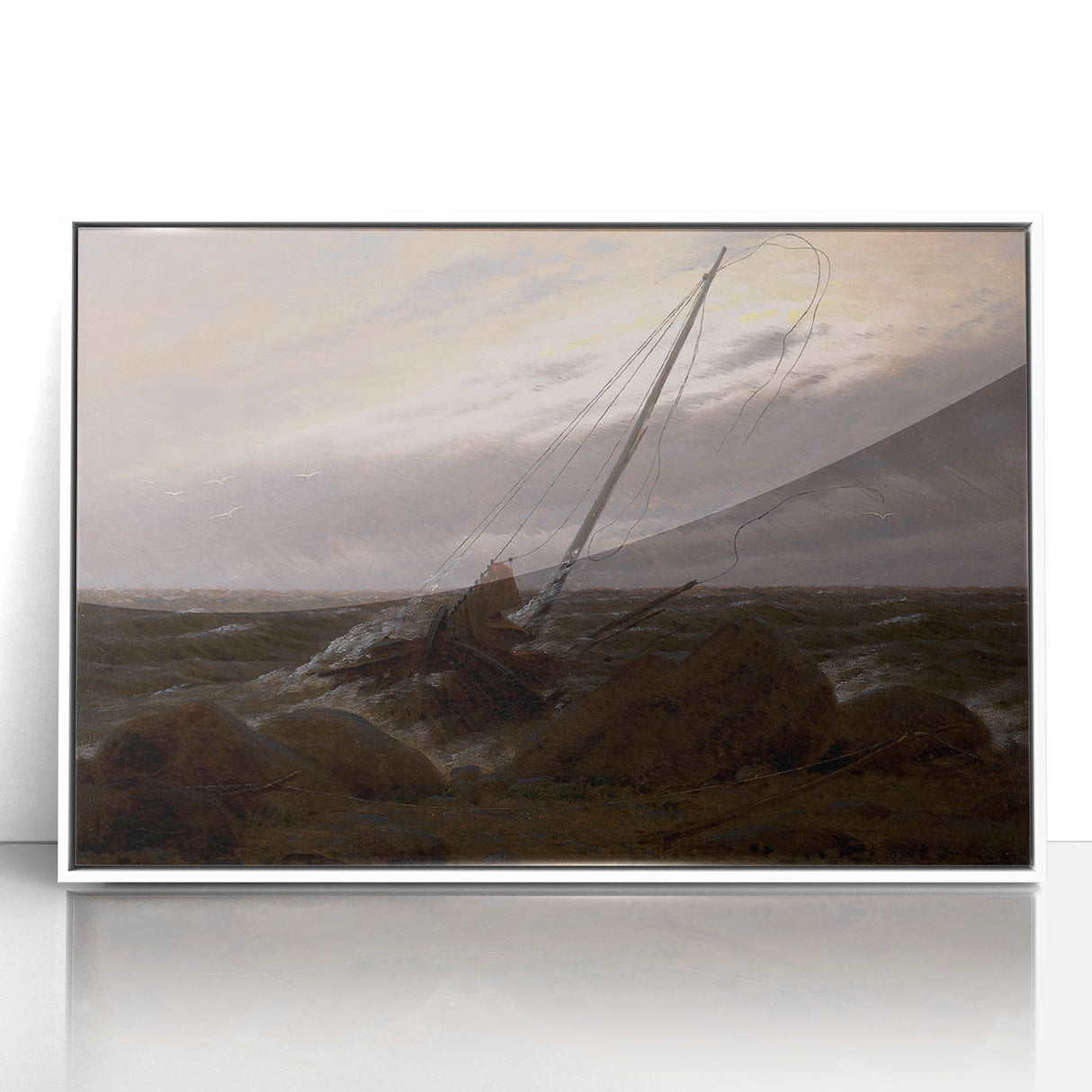After the Storm by Caspar David Friedrich - Romanticism Art Print