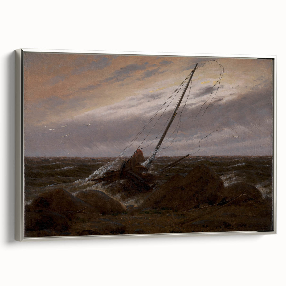 After the Storm by Caspar David Friedrich - Romanticism Art Print