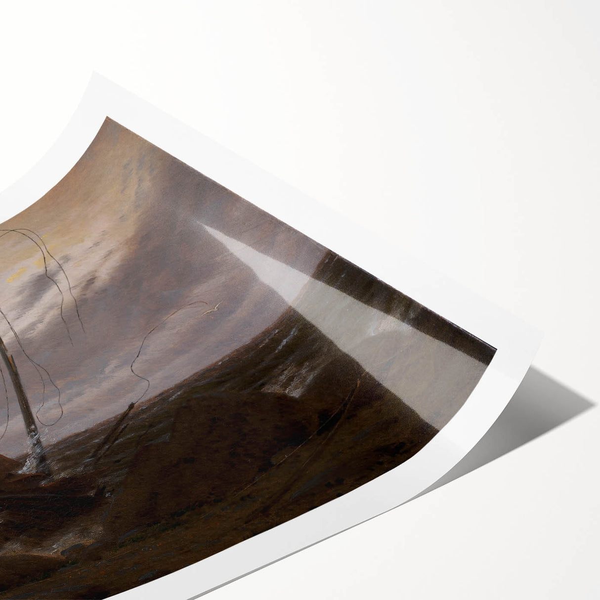 After the Storm by Caspar David Friedrich - Romanticism Art Print