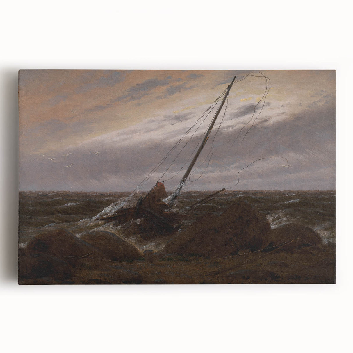 After the Storm by Caspar David Friedrich - Romanticism Art Print