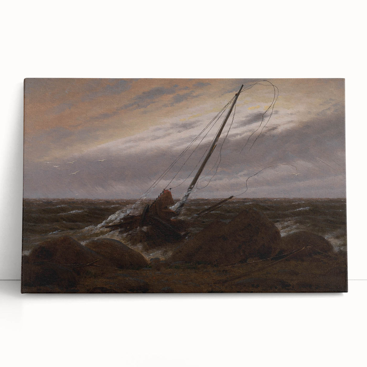 After the Storm by Caspar David Friedrich - Romanticism Art Print