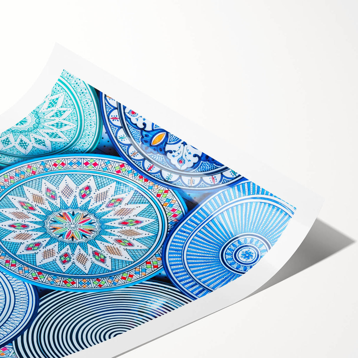 Extra large rolled print featuring line art flowers in neutral tones, ideal for large living room wall art.