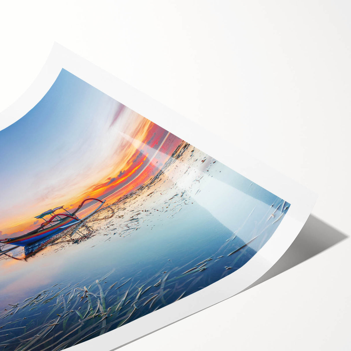 Extra large wall art featuring line art flowers in muted earth tones on a rolled print, suitable for large living room decor.