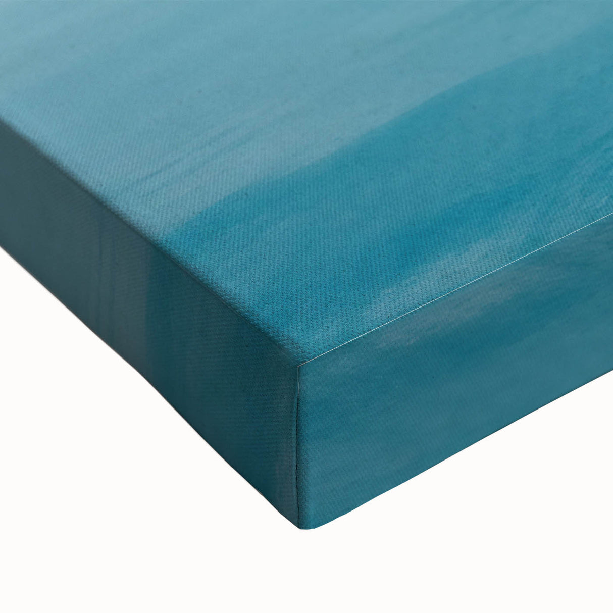 Black and white landscape art painting of the Maldives on stretched canvas, ideal for bedroom wall decor.