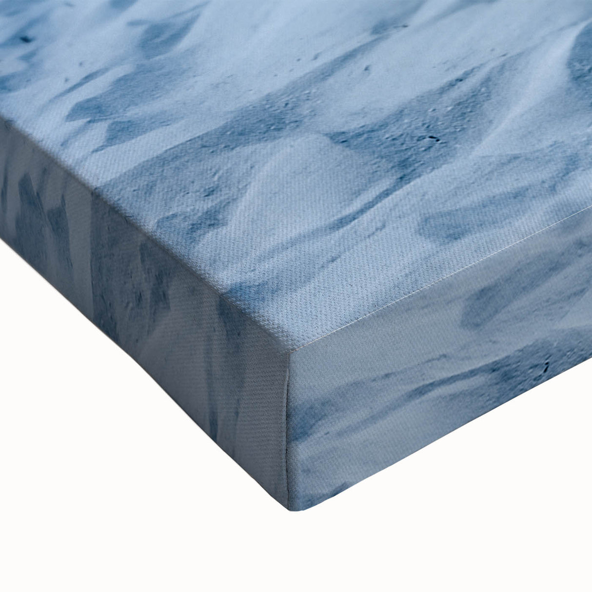 Black and white landscape art painting of Quintana Roo on stretched canvas, suitable for bedroom wall art.