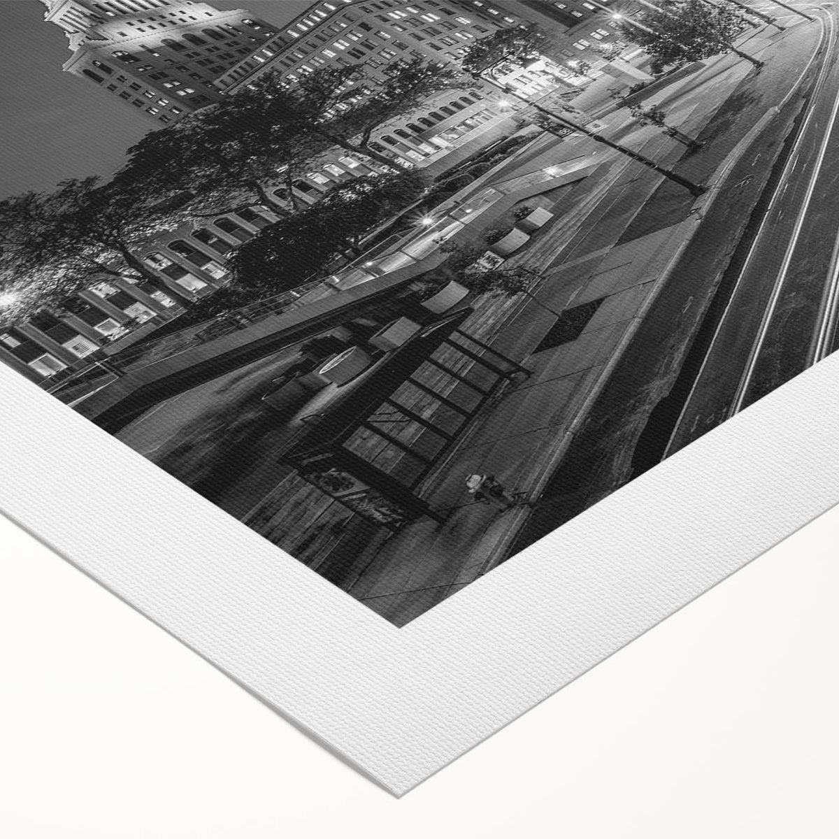 Art Deco poster of Connecticut scenery on rolled canvas, featuring muted earth tones, ideal for dining room wall art.