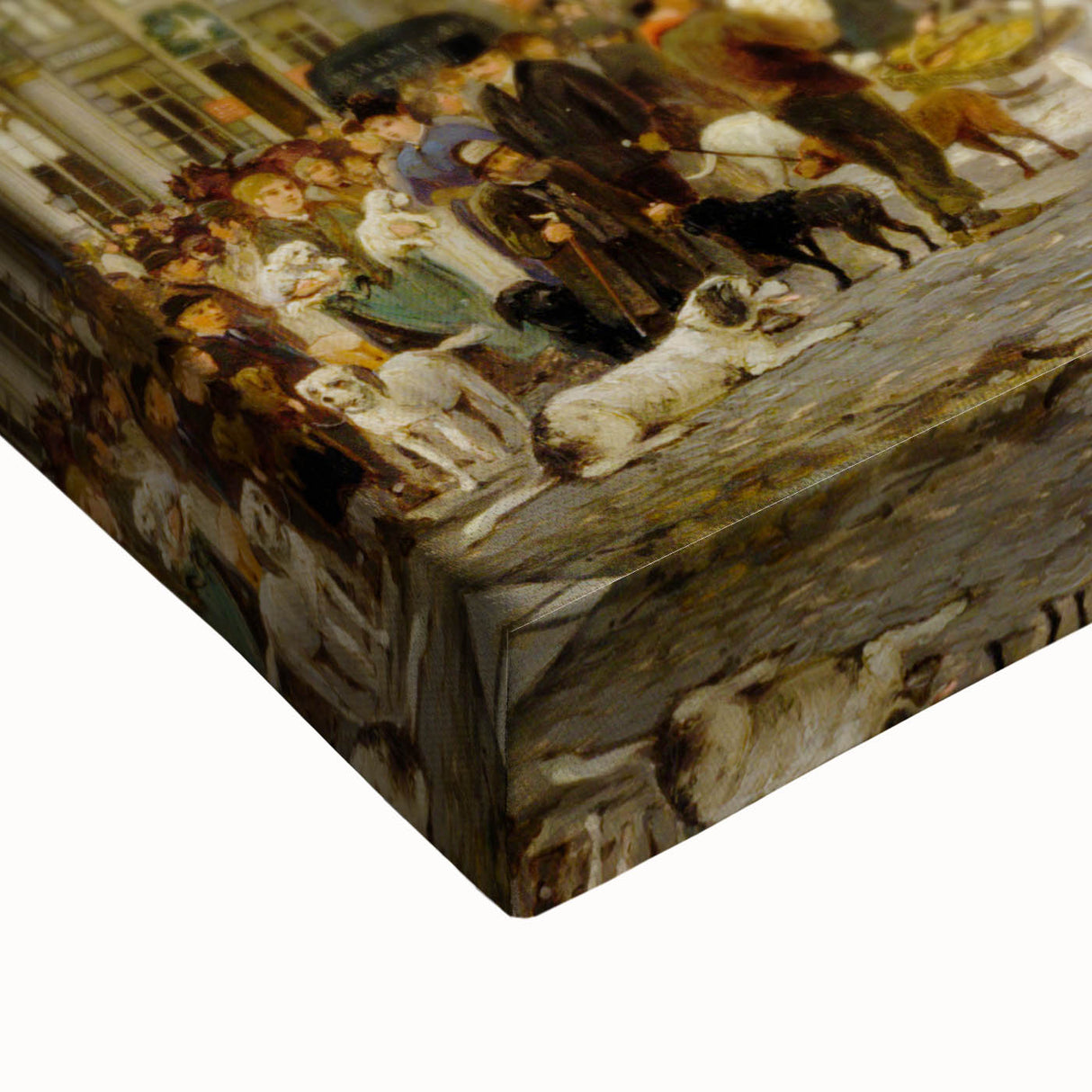 Brussels Grand Place by Christiaan Dommershuijzen - Romanticism Art