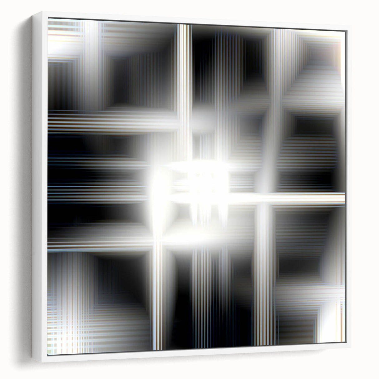 Luminous Abstract Wall Art - Modern Bedroom Canvas & Acrylic
