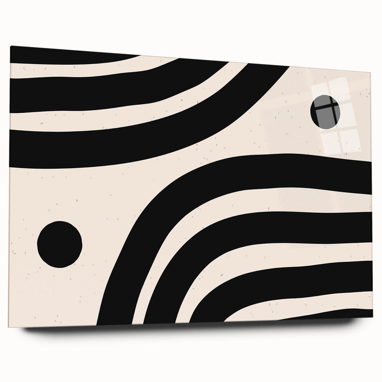 Contemporary Dining Art Pieces – Black & White Abstract Print