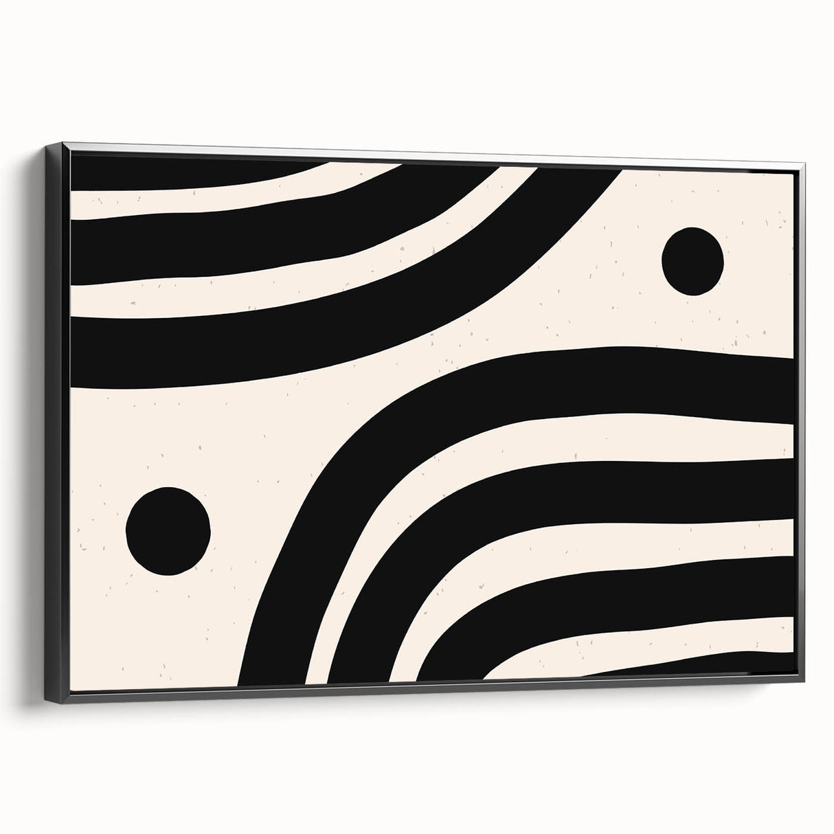Contemporary Dining Art Pieces – Black & White Abstract Print