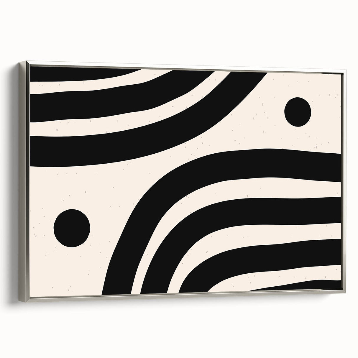 Contemporary Dining Art Pieces – Black & White Abstract Print
