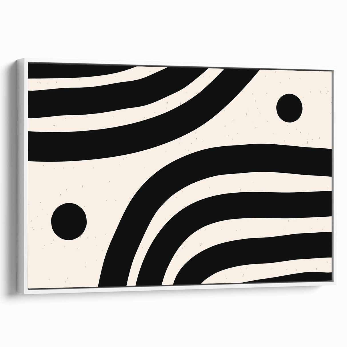 Contemporary Dining Art Pieces – Black & White Abstract Print