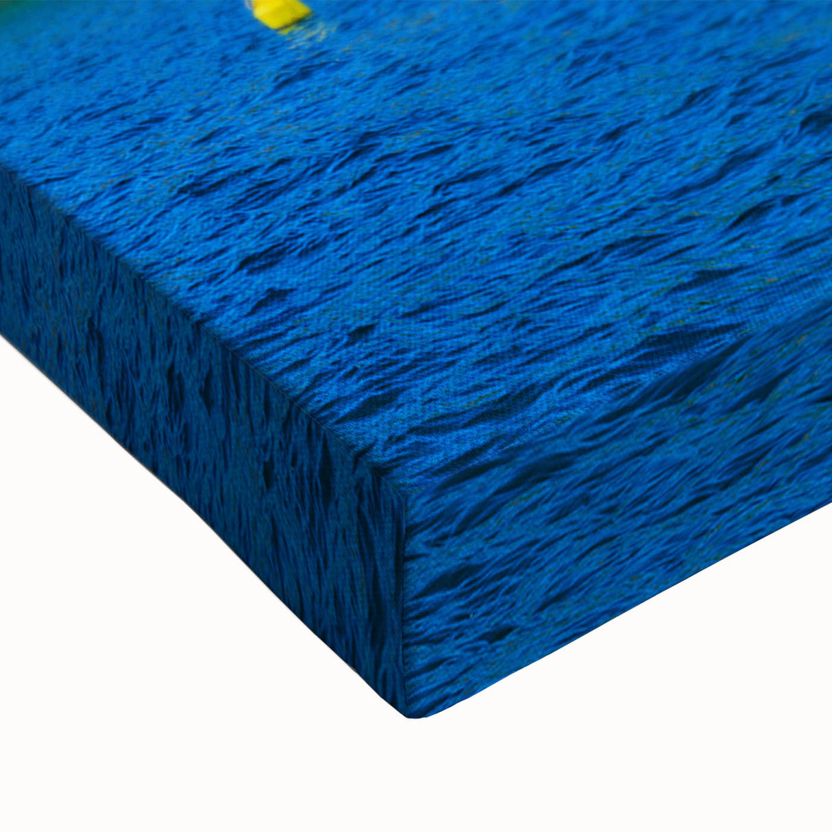 Black and white landscape art painting of a Croatian coastal scene on stretched canvas, ideal for bedroom wall art.