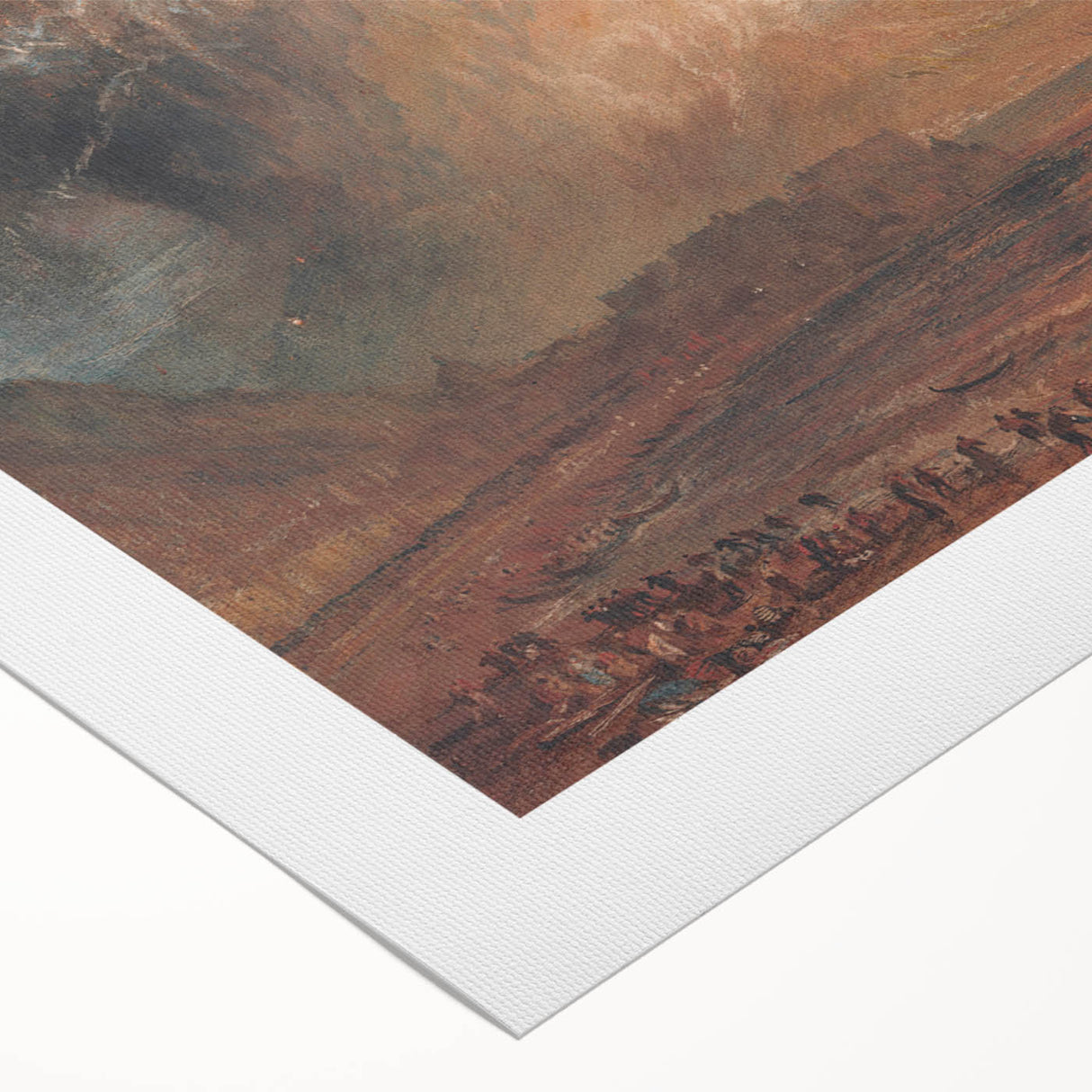 Historical Romanticism Canvas: Vesuvius in Eruption
