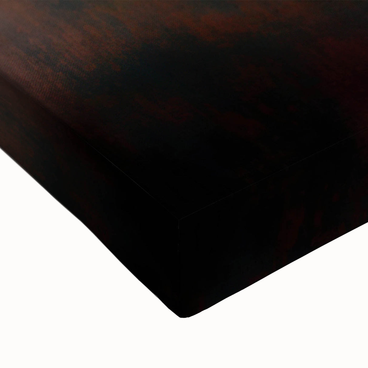 Close-up of a vibrant abstract floral stretched canvas showcasing intricate brush strokes and a blend of pastel pink, green, and yellow hues, perfect for modern home decor.