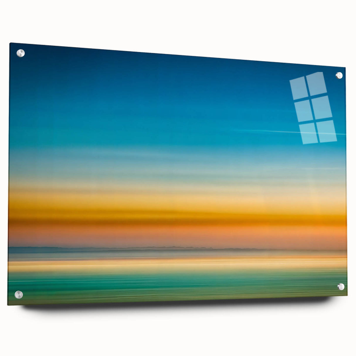 Tranquil Horizon Abstract Wall Art – Color Motion Photography